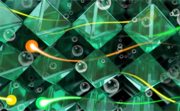 “A new triple-conducting oxide allows protons, oxygen ions and electrons to move through, allowing generation of either hydrogen or electricity through reversible operation in a protonic ceramic electrochemical cell” .