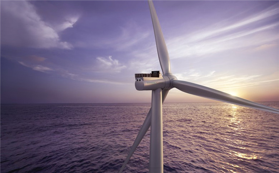Siemens Gamesa's SG 8.0-167 DD offshore wind turbine.